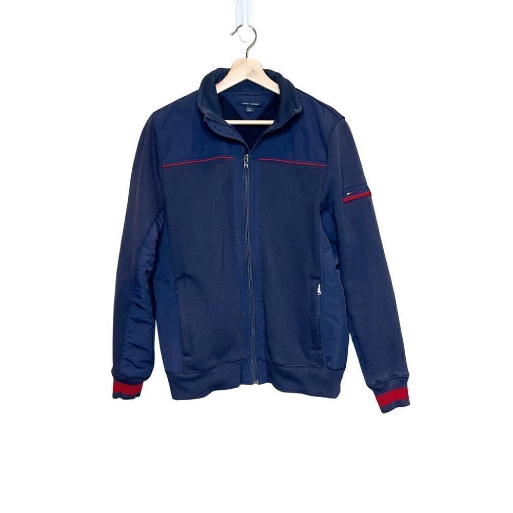 Tommy Hilfiger navy blue classic full zip jacket size M